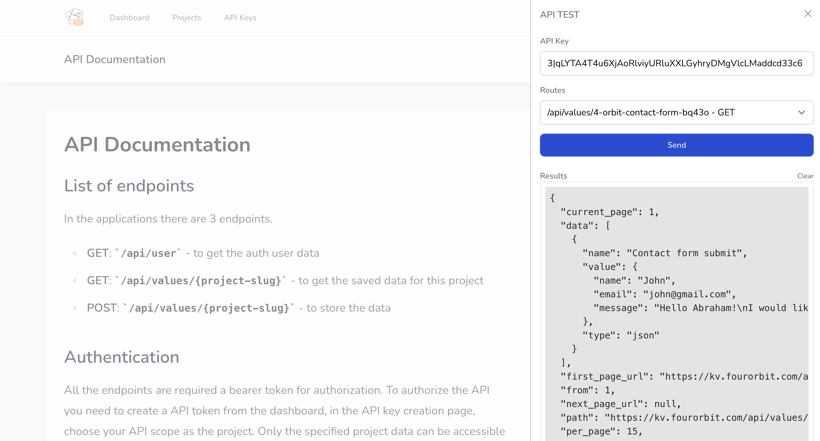 API Documentation